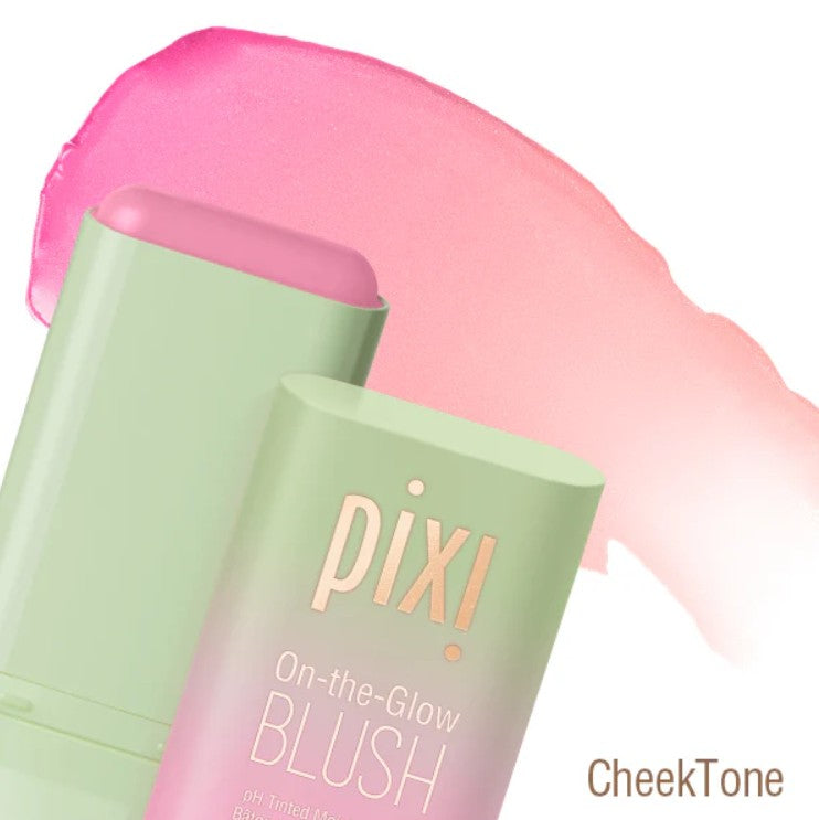 PIXI On-the-Glow Blush - Cheek 3-in-1 Lip Tinted Moistured Blush Stick Silky Brighten Blush Cream