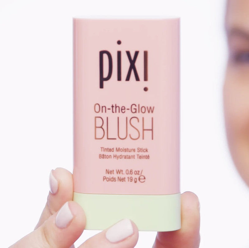 PIXI On-the-Glow Blush - Cheek 3-in-1 Lip Tinted Moistured Blush Stick Silky Brighten Blush Cream