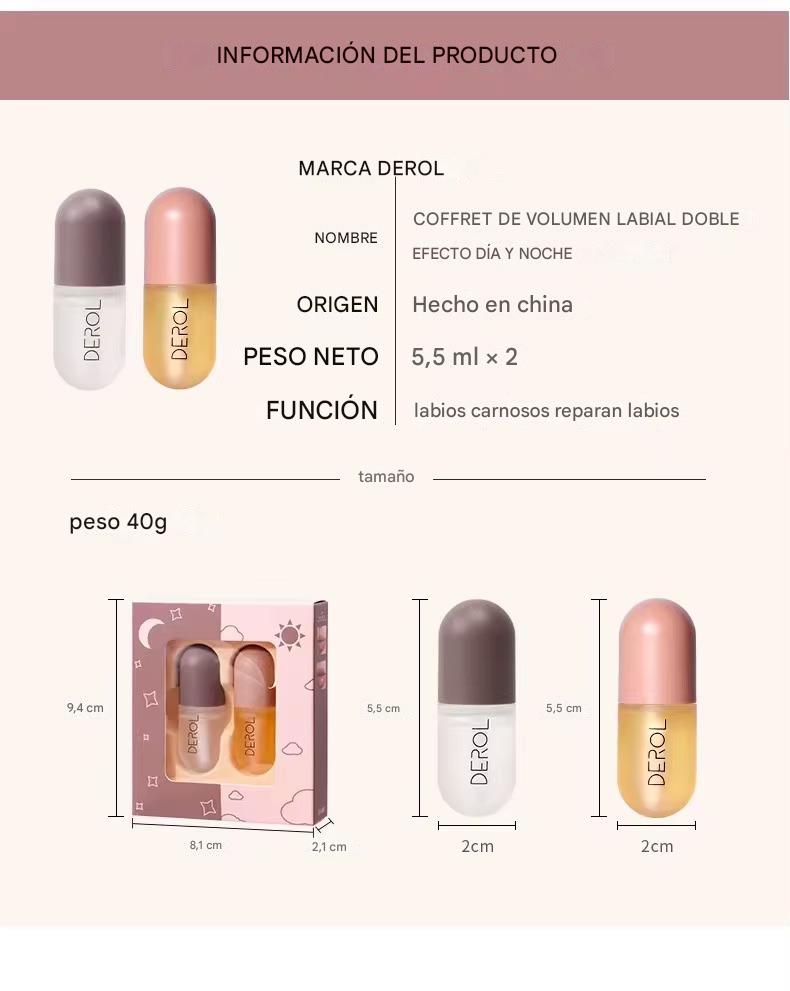 DEROL® GLOSS LIP MAXIMIZER – TRATAMIENTO VOLUMINIZADOR NATURAL DE LABIOS